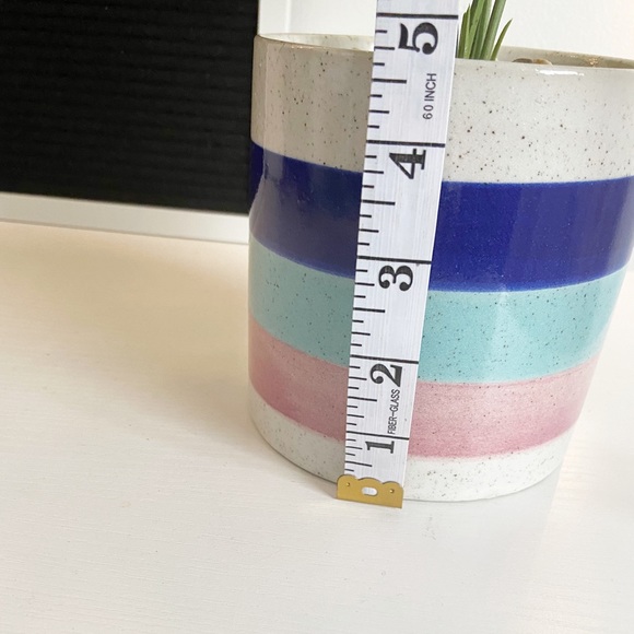 Faux Monstera Deliciosa Plant in Colorful Pot - Picture 12 of 15